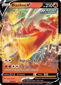 Blaziken V - SWSH06: Chilling Reign - Near Mint