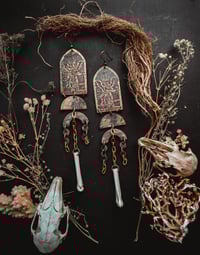 Image 1 of medieval devil earrings