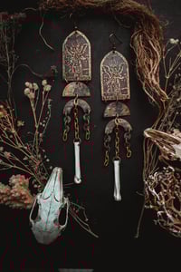 Image 5 of medieval devil earrings