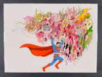 Image 1 of Superman and The Invader 9x12