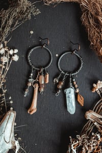 Image 5 of Mismatched bone earrings