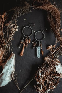 Image 6 of Mismatched bone earrings