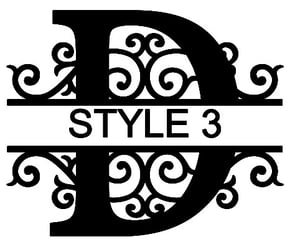 Image of Letter D Monogram