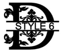  Letter D Monogram 