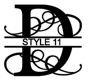 Image of Letter D Monogram