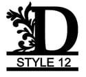  Letter D Monogram 