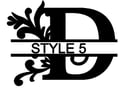  Letter D Monogram 