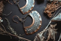 Image 8 of Armored brass and silver ear hangers
