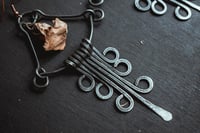 Image 5 of Wire and bone earrings