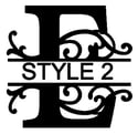Letter E Monogram 