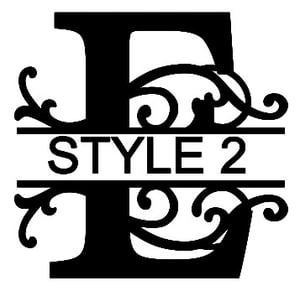 Image of Letter E Monogram