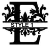 Letter E Monogram 