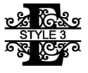 Letter E Monogram 