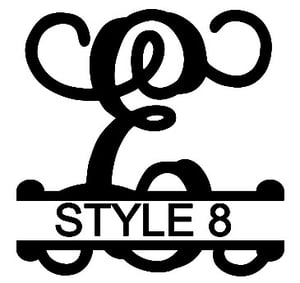 Image of Letter E Monogram