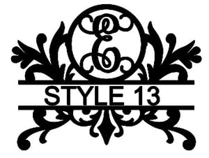 Image of Letter E Monogram 