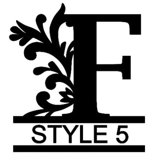 Image of  Letter F Monogram 