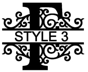 Image of Letter F Monogram
