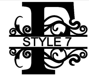 Image of Letter F Monogram