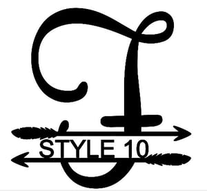 Image of Letter F Monogram