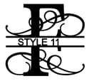 Letter F Monogram 