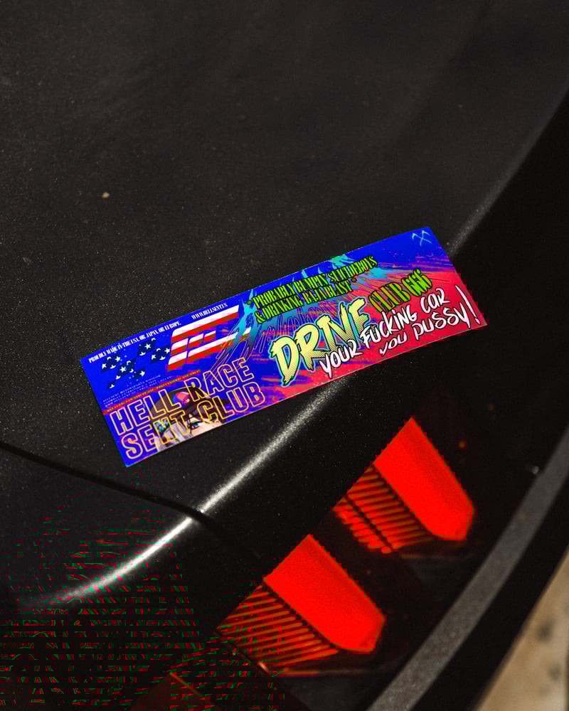 Image of Offensive Race Club Box Sticker