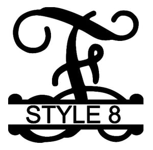 Image of Letter F Monogram