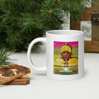 Image 3 of Prayer Works - White glossy mug