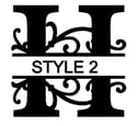Letter H Monogram 