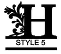 Letter H Monogram 