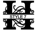 Letter H Monogram 