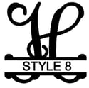 Letter H Monogram 