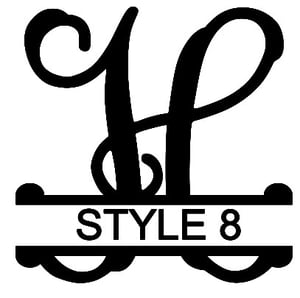 Image of Letter H Monogram
