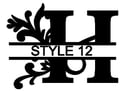 Letter H Monogram 