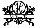 Letter H Monogram 