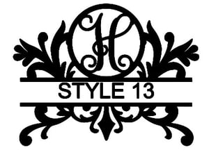 Image of Letter H Monogram
