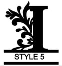 Letter I Monogram 