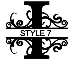 Image of Letter I Monogram 