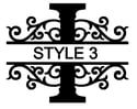 Letter I Monogram 
