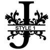 Letter J Monogram 