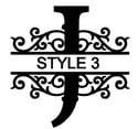 Letter J Monogram 