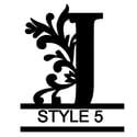 Letter J Monogram 