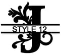 Letter J Monogram 
