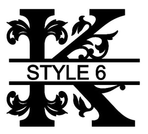 Image of Letter K Monogram 