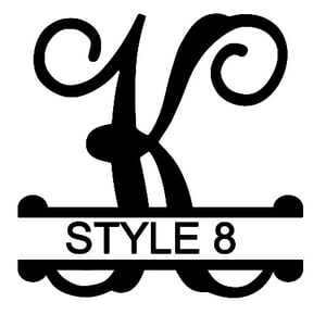 Image of Letter K Monogram