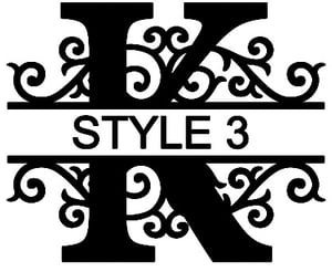 Image of Letter K Monogram 