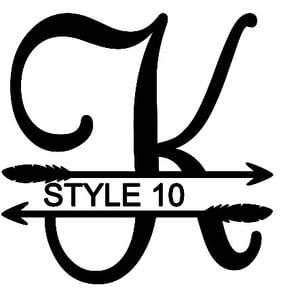 Image of Letter K Monogram 
