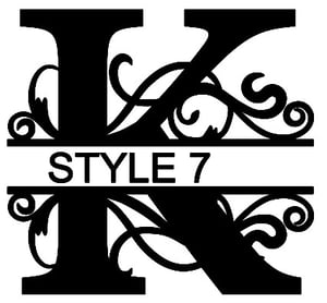 Image of Letter K Monogram 