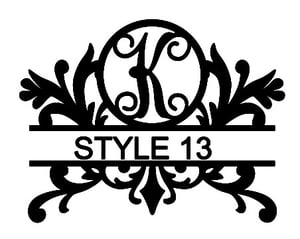 Image of Letter K Monogram