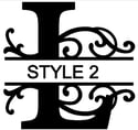  Letter L Monogram 