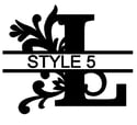  Letter L Monogram 